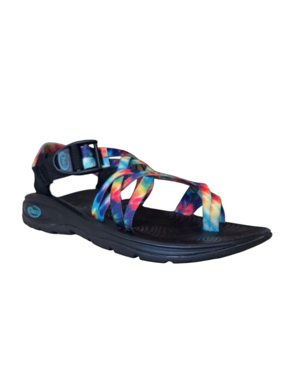 Chaco Z/Volv X2 Tie Dye Womens Sandals Rainbow Strappy Boho Hiking 8